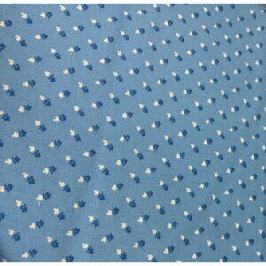 Blue Floral Cotton Fat Quarter Fabric 18x22 By Kathy Hall For Andover Fabrics Cr